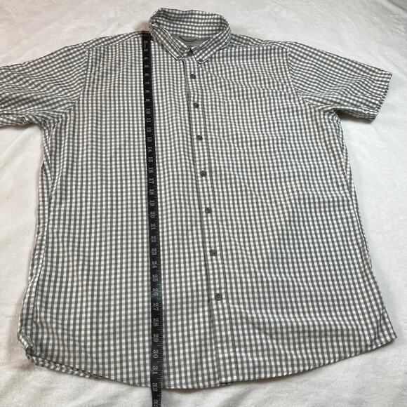 Eddie Bauer Men's Travex Classic Gingham Short Sleeve Button Down Shirt Size TXL - Picture 8 of 8